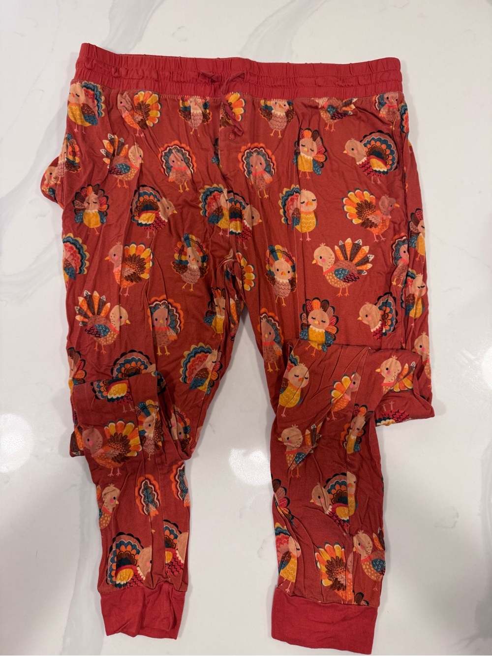 Little sleepies, women’s pajama pants, size medium, turkey print